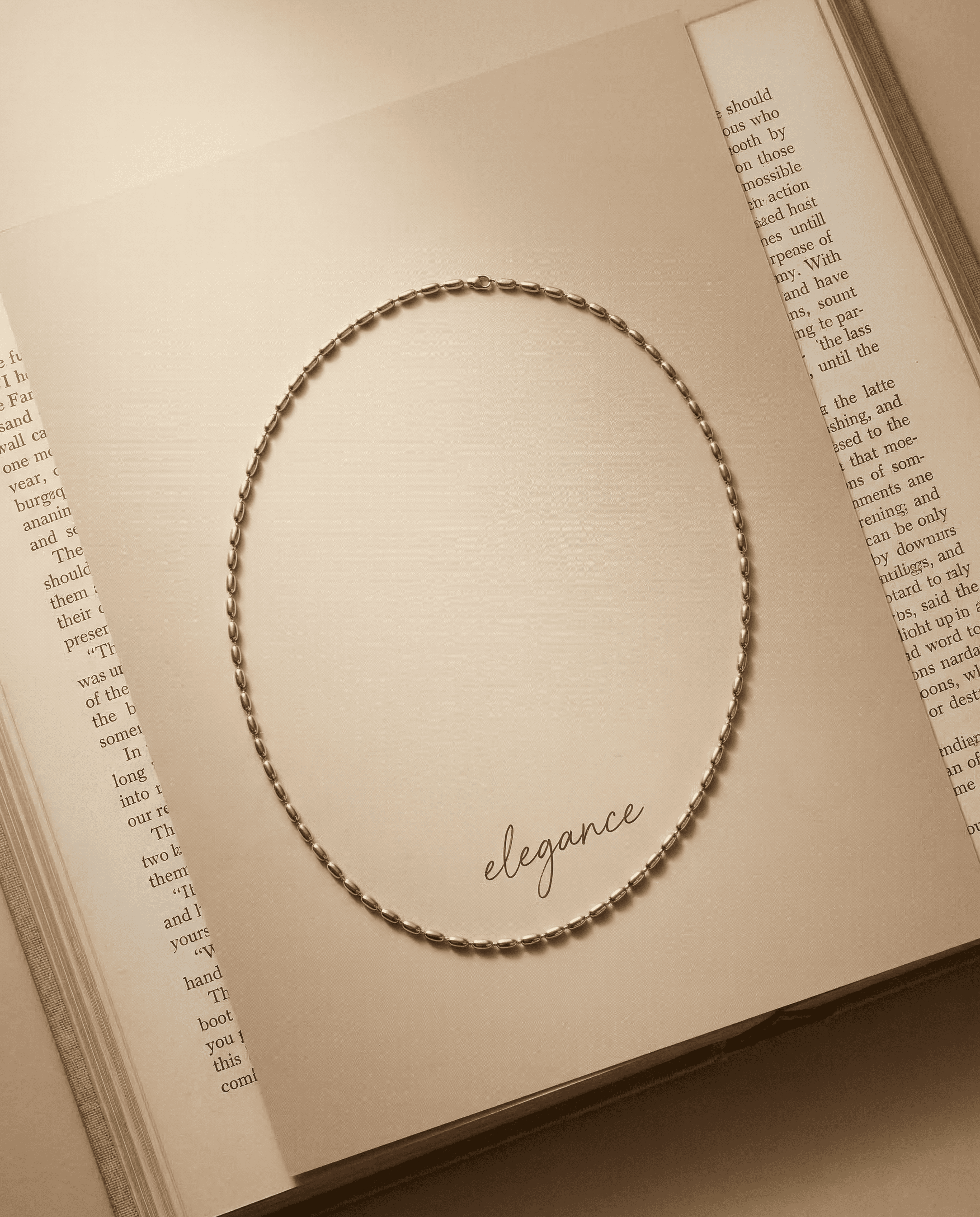 Fluid Link Gold Chain