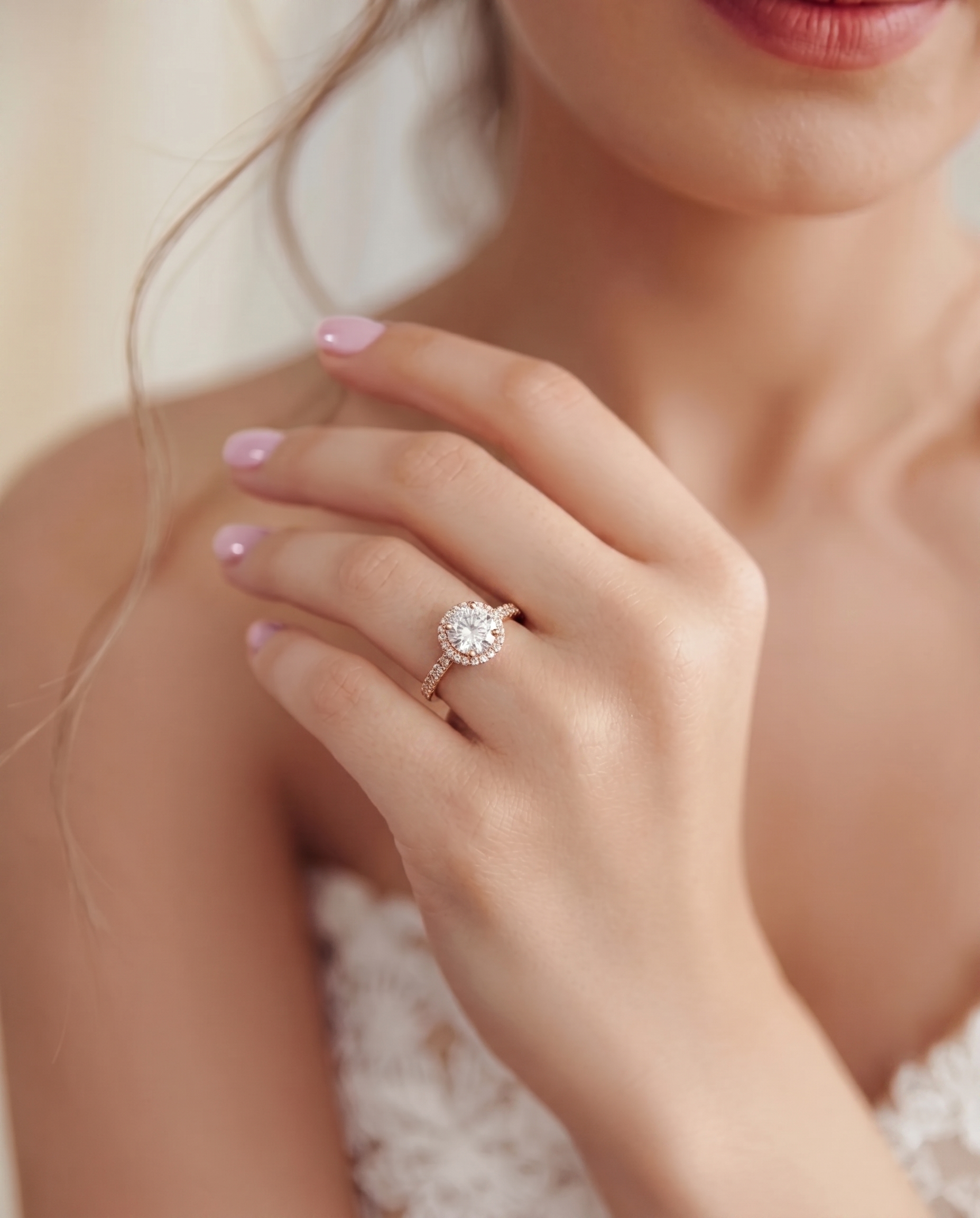 Celeste Halo Ring