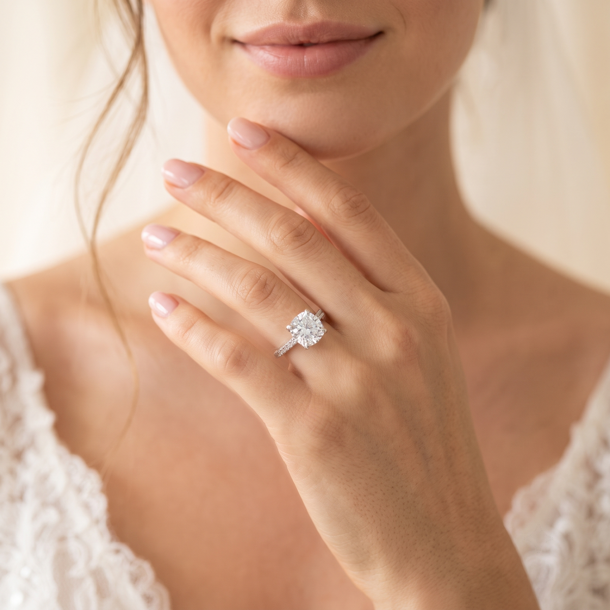 The Evermore Solitaire Silver Ring