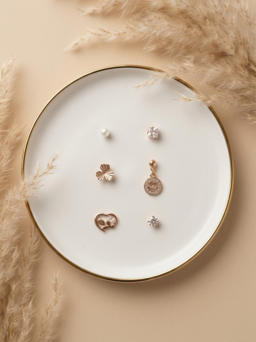 Play Charm Multi-Stud Earring Set