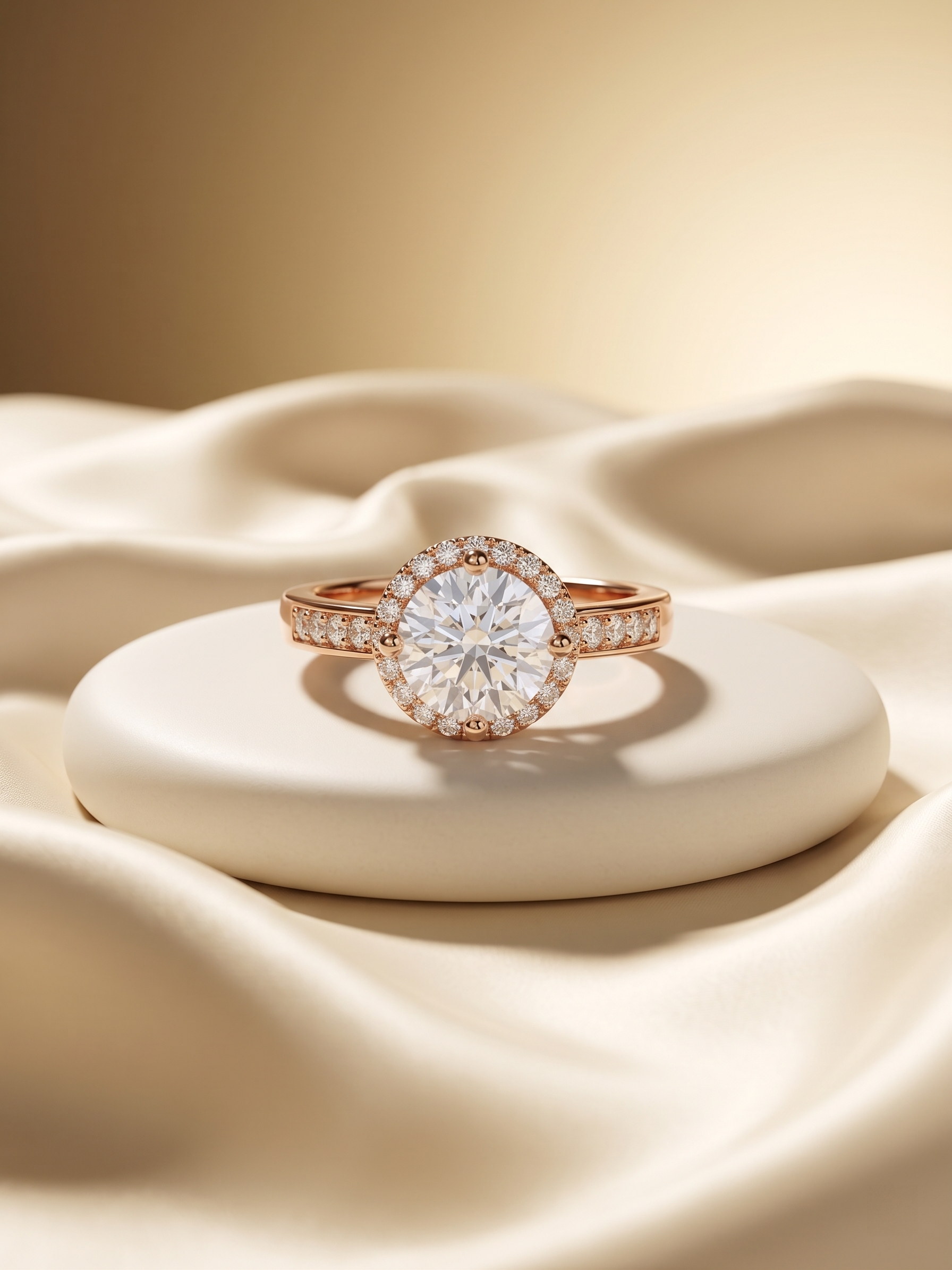 Celeste Halo Ring