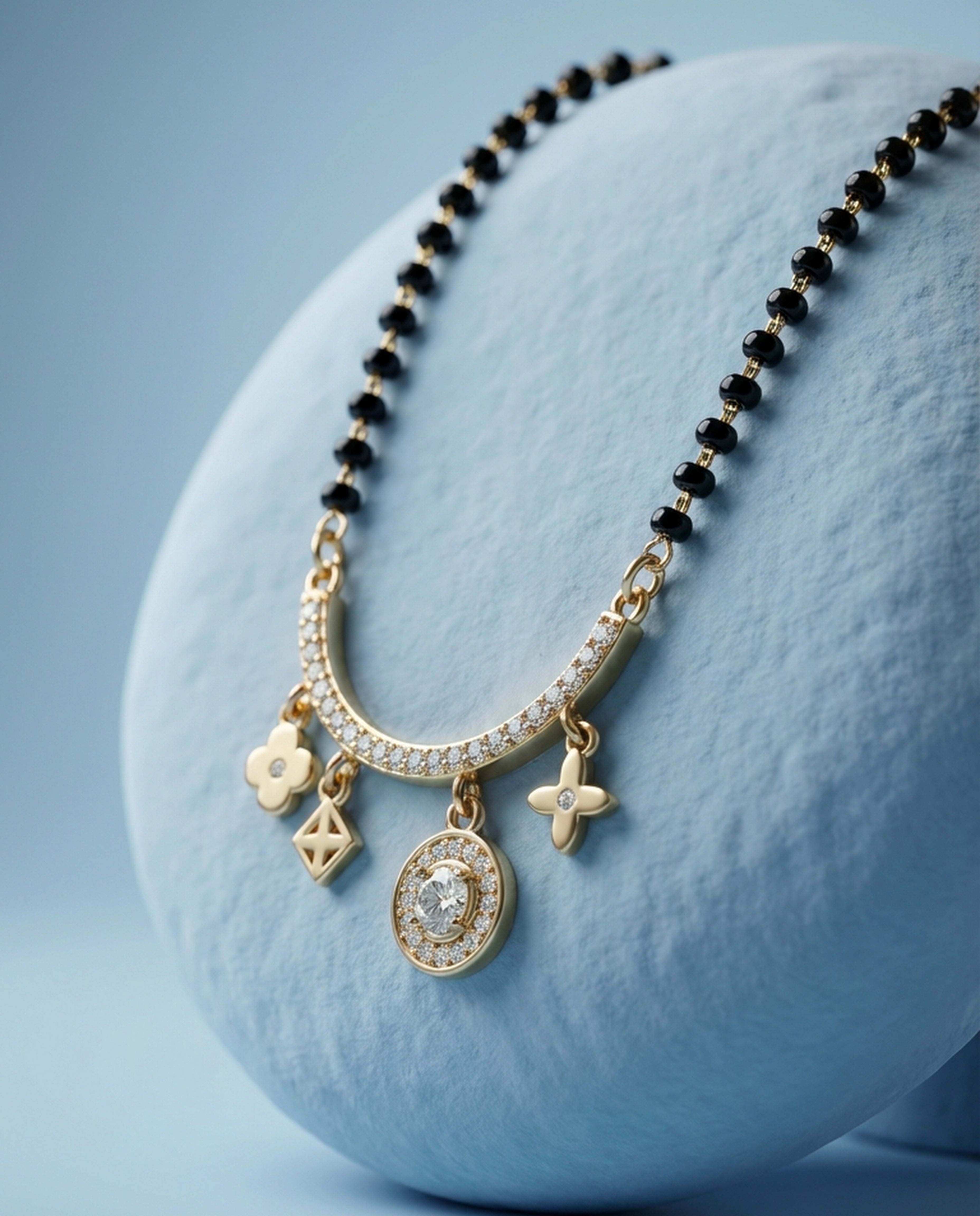 Celeste Charm Gold & Diamond Mangalsutra