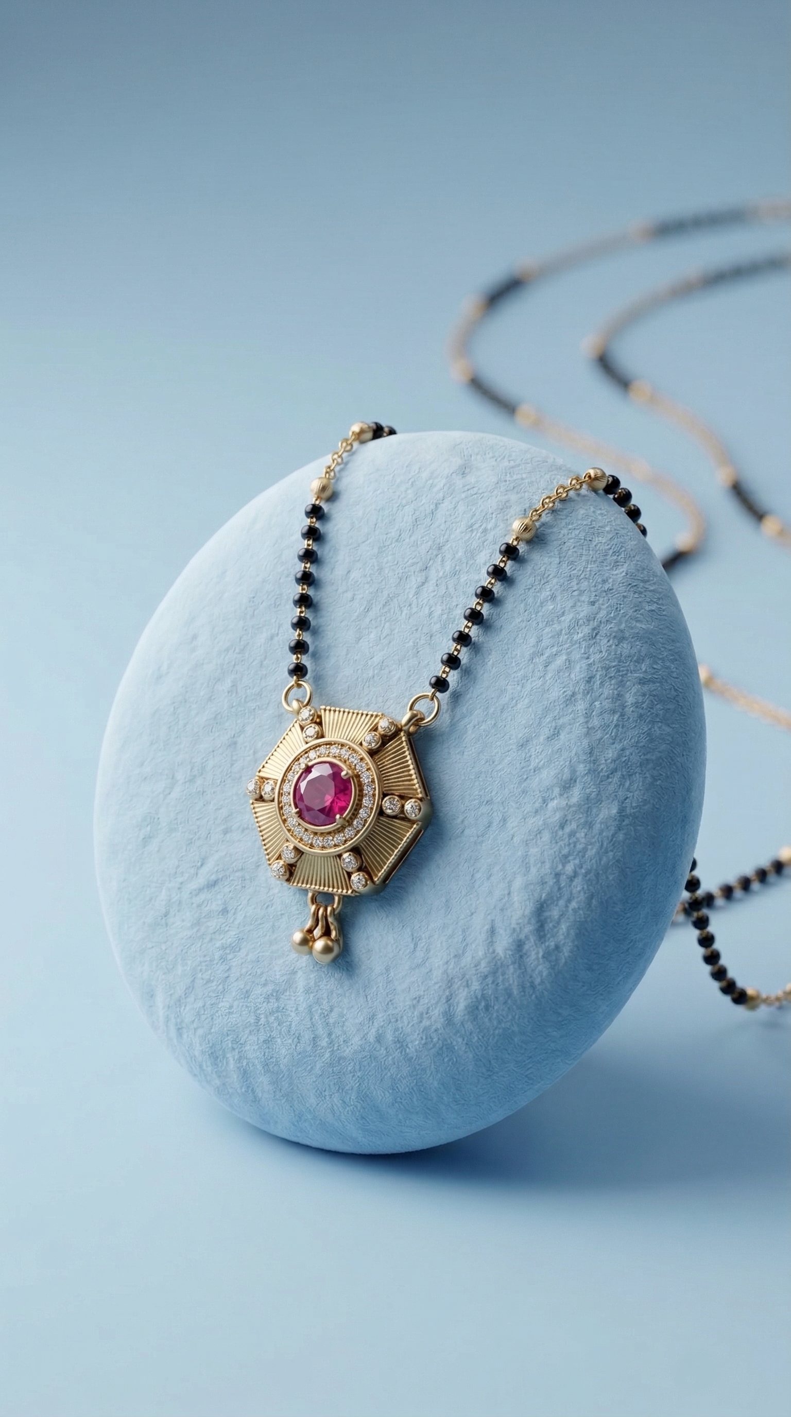 Ruhani Ruby Heritage Mangalsutra