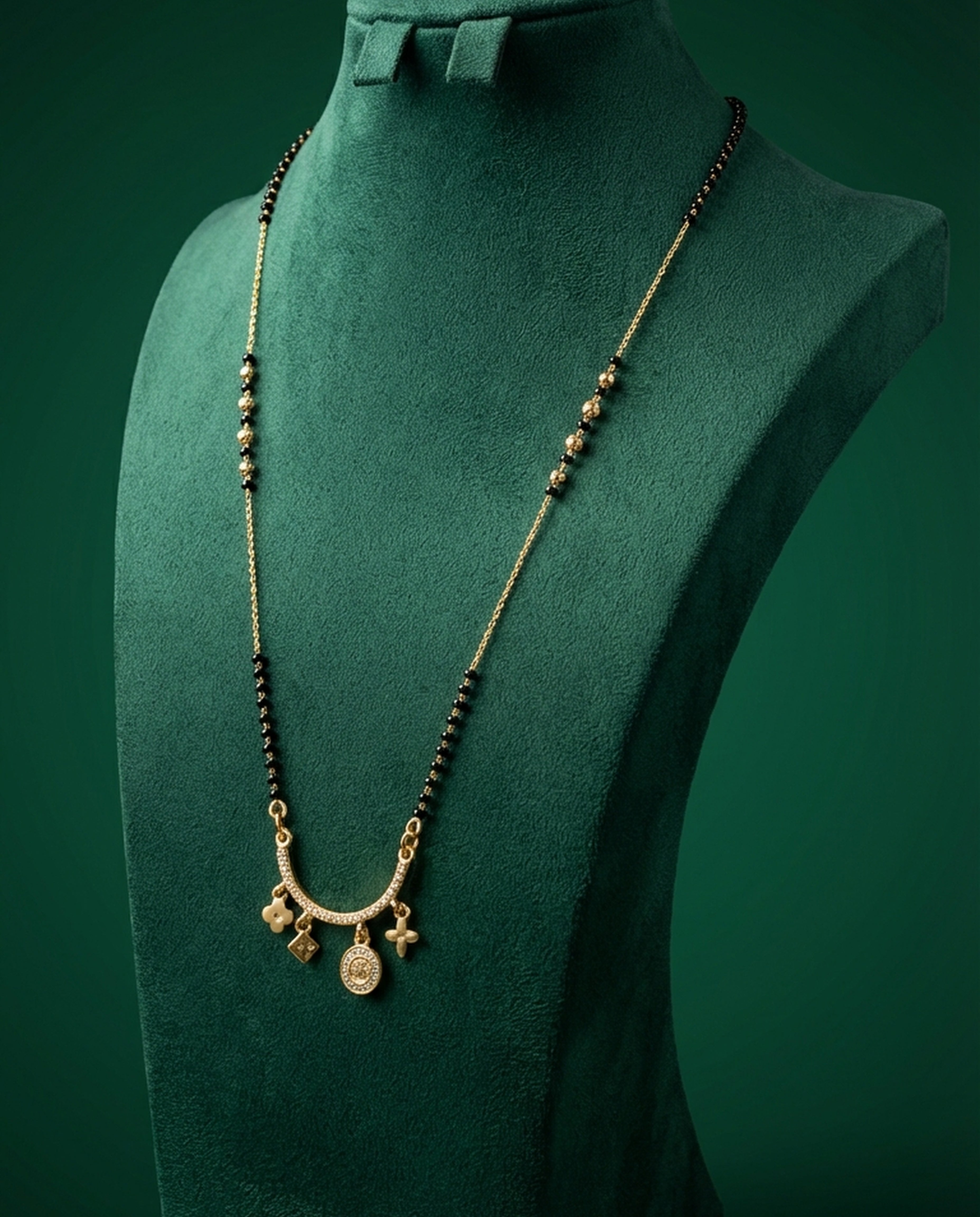 Celeste Charm Gold & Diamond Mangalsutra