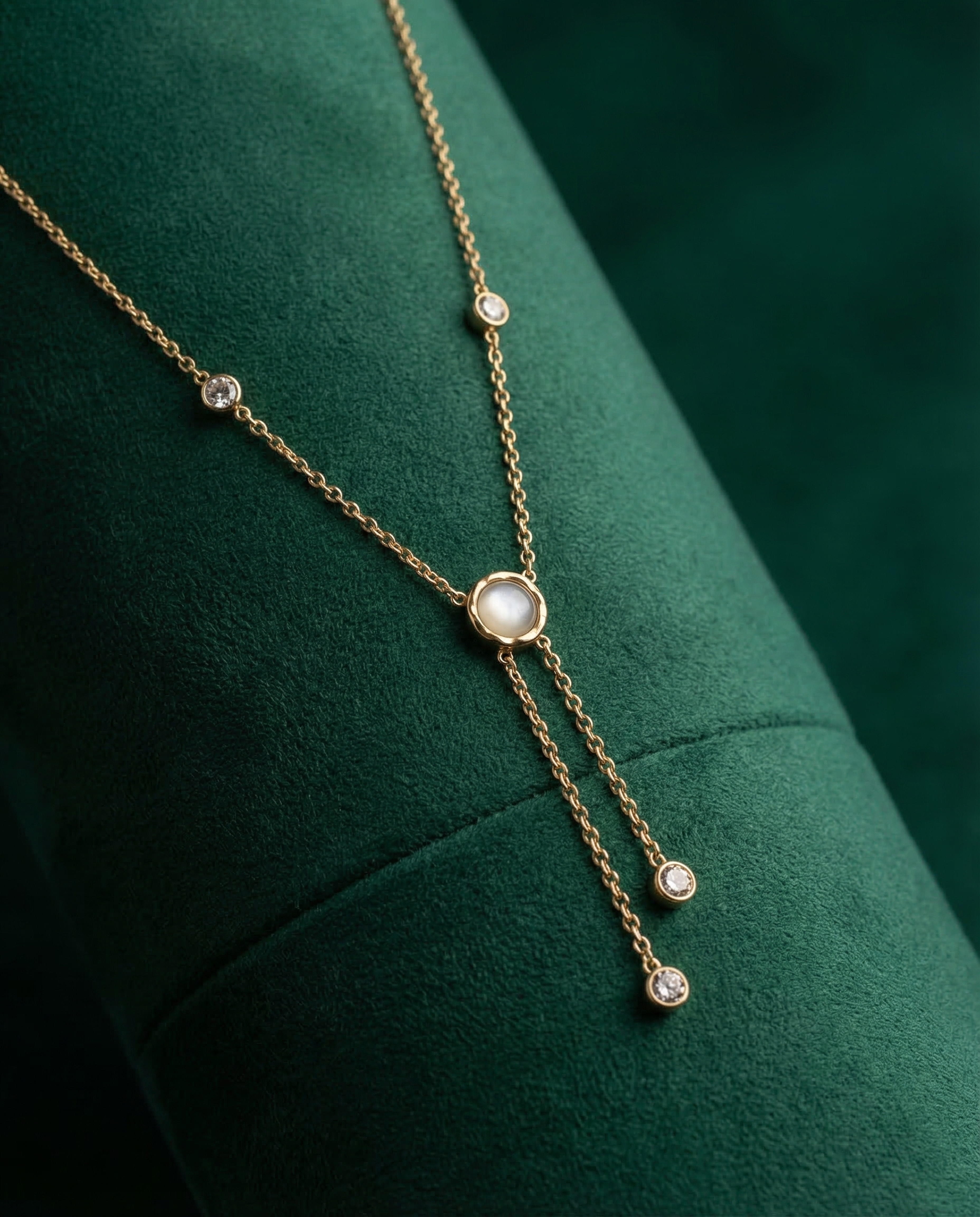 Liora Pearl Drop Chain Pendant