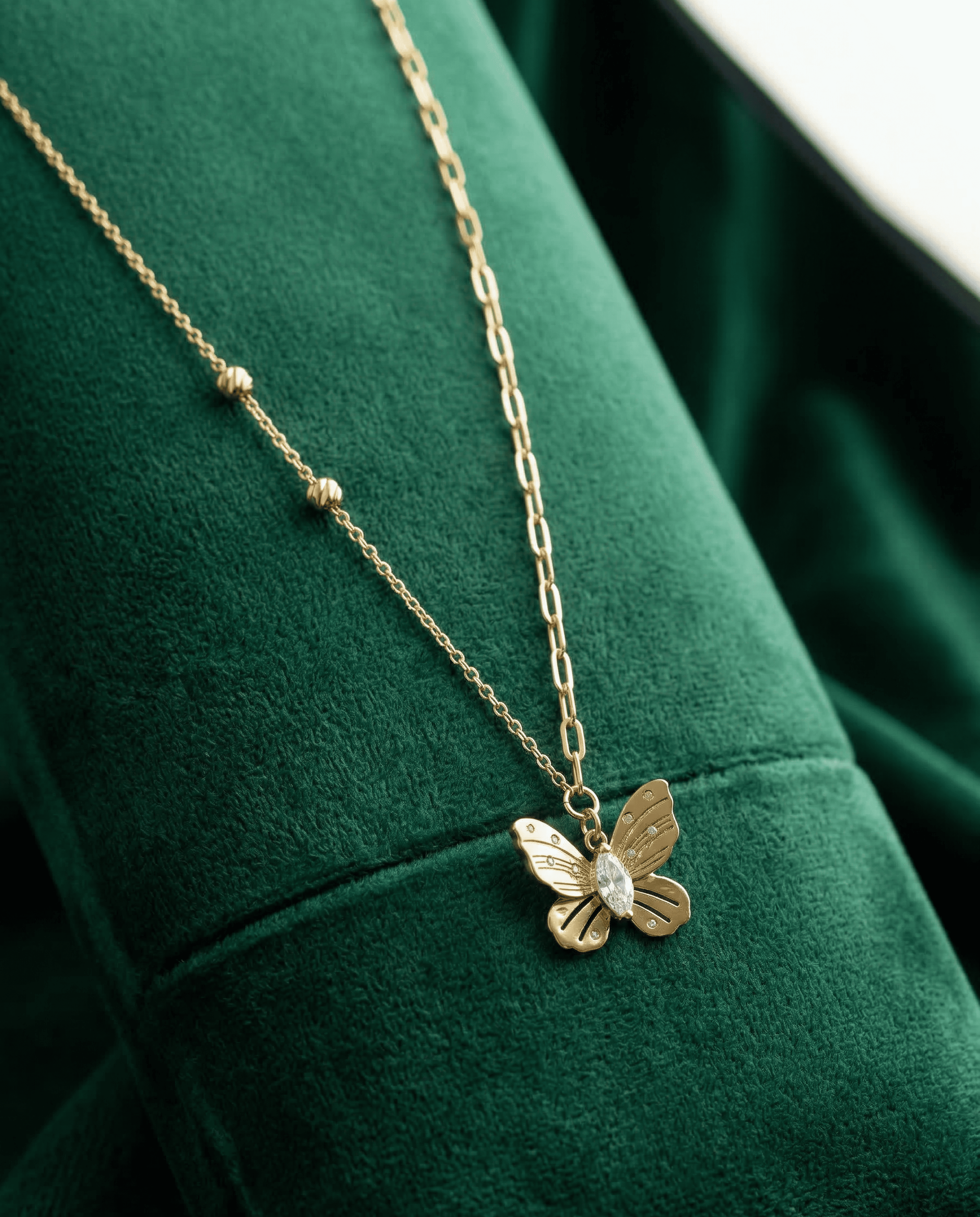 Aurelle Butterfly Pendant