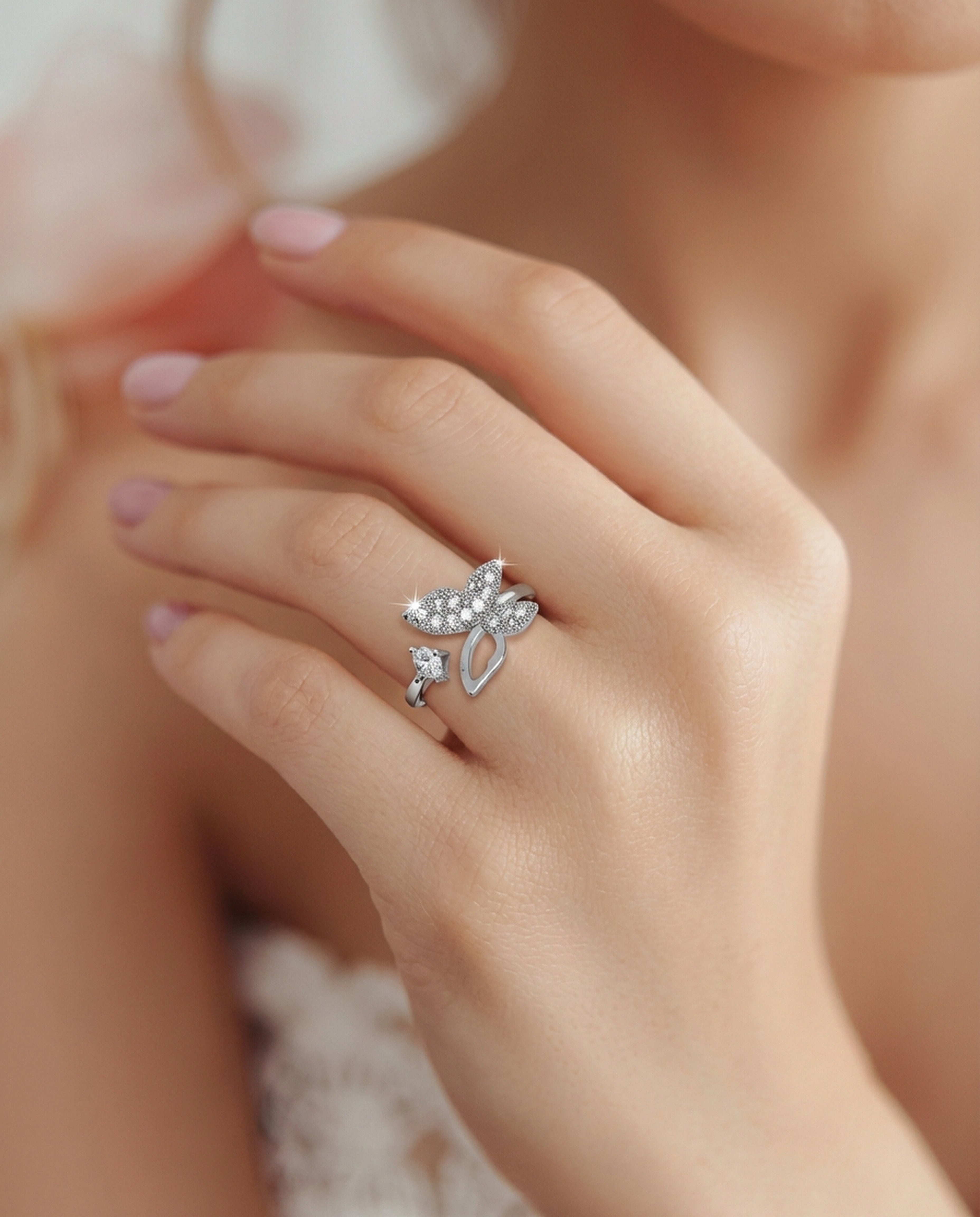 Celeste Butterfly Diamond Ring